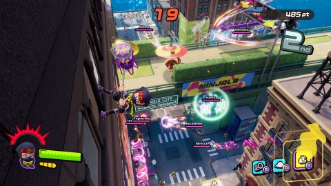 GungHo Online Entertainment官方宣布Nintendo Switch对战忍者口香糖动作游戏Ninjala的下载版将于2020年6月25日免费发售。『Ninjala』以忍者×击剑游戏为基础，通过使用名为”忍者口香糖”的物品可使出独特动作，享受独特且変幻自在的对战忍者口香糖动作游戏。各种武器的交接、充满迫力的忍术、变化等，以利用高低差可以无拘无束移动的场地为舞台，玩者可以享受在墙壁上奔跑，在空中战斗等自由自在的3D动作战斗。此外，通过使“忍者口香糖”膨胀，玩者可以高速移动并随每种武器而变化攻击，从而使口香糖动作的战略性提高。我们还准备了丰富的形象道具，使玩者可以自定义自己的角色。下载版 Ninjala可以在 Nintendo eShop上购买. (图示：美国商业资讯)
