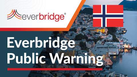 挪威利用Everbridge公共预警向在国外旅行的公民提供安全警示