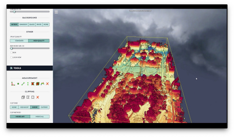 Kaarta Cloud®平臺使用戶能夠將Velodyne的3D雷射雷達資料處理到已註冊的點雲圖中。它為資料提供連續的架構，然後這些資料可透過篩選、環形閉合、轉換等功能進行最佳化。（照片：Kaarta）