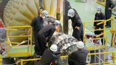 Mitsubishi Power continues its legacy of exemplary service with experts, including these employees at Takasago Works in Japan, ready to partner with customers to address business challenges and co-create the future of energy. (Photo: Mitsubishi Power)