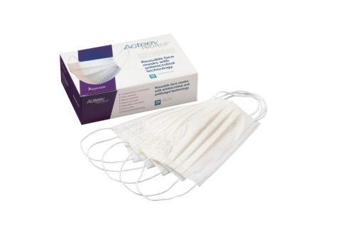Acteev Protect不織布口罩每盒25片裝，可透過www.acteev.com購買。（照片：美國商業資訊）