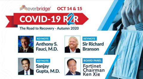 理查·布蘭森爵士將和安東尼·佛奇博士及桑賈伊·古普塔博士一起擔任Everbridge虛擬研討會「COVID-19：復甦之路」的主題演講嘉賓（照片：美國商業資訊）