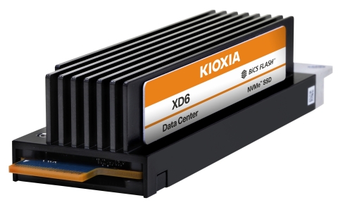 KIOXIA XD6系列：業界首款支援PCIe® 4.0 OCP 「NVMe™雲端規範」的SSD（照片：美國商業資訊） 