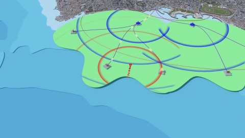 Illustration of the BlueGuard system © Thales