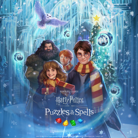 《Harry Potter: Puzzles & Spells》喜迎冬季假日，在整個12月帶來聖誕主題收集活動、全新魔法人物和社群媒體驚喜（圖片：美國商業資訊）