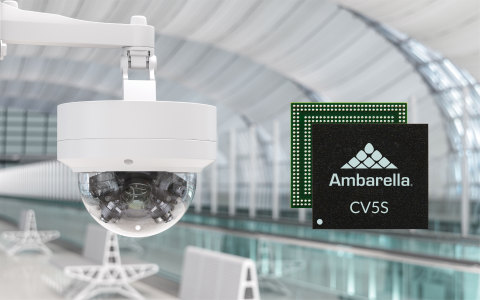 安霸推出CV5S和CV52S边缘AI视觉SoC系列产品，适用于下一代多成像器和单成像器视频安防、智慧城市、智能建筑、智能零售和智能交通AIoT摄像头应用。（照片：美国商业资讯） 