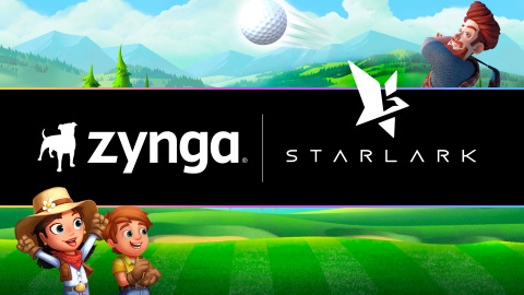 Zynga达成收购手机游戏开发商StarLark的协议，后者是热门游戏《Golf Rival》的开发团队（图示：美国商业资讯） 