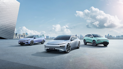 XPeng smart EV fleet (Photo: Business Wire)