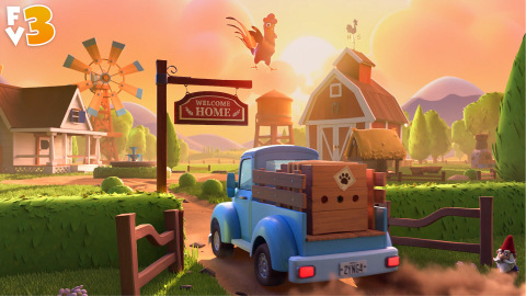 Zynga為即將推出的行動遊戲FarmVille 3發佈首支預告片（圖片：美國商業資訊） 