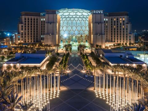 2020杜拜世博會現場唯一酒店——Rove Expo 2020（照片：AETOSWire）