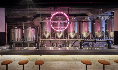 A craft beer bar slash R&D centre, Grain is all about the local craft brand Gweilo (a nickname for foreigners). Sample Gweilo’s experimental products and big hits, classic cocktails on tap. (Photo: Business Wire)