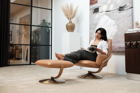 Mishima推出全球首款完全可訂製碳纖維躺椅（照片：美國商業資訊） 