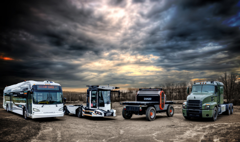 該公司平台中立型的自動駕駛套件AutoDrive®已整合到各種車輛中，包括北美第一輛自動駕駛重型運輸巴士、重型卡車和堆場卡車。（照片：美國商業資訊）