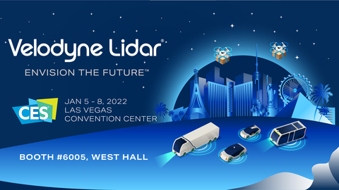 Velodyne Lidar將在CES 2022上展示其具有革命性的雷射雷達感測器和軟體，透過助力自主解決方案，為人們帶來安全、永續性、效率和隱私方面的諸多益處。（照片：Velodyne Lidar） 