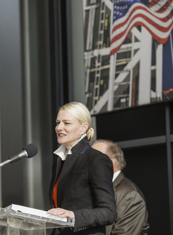 OSU President Kayse Shrum speaks Wednesday, Dec. 15, 2021 at the launch announcement for the new Hamm Institute for American Energy at Oklahoma State University. (Photo: Business Wire)