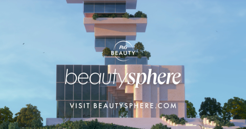 宝洁美尚事业部在CES 2022上推出融合了创新及Responsible Beauty“尽责 尽美”项目的BeautySPHERE沉浸式虚拟3D体验（照片：美国商业资讯）