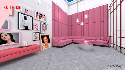 玫琳凯推出Suite 13美容体验，利用虚拟现实技术将玫琳凯的首个虚拟弹出式展厅数字化。（照片：玫琳凯公司）  