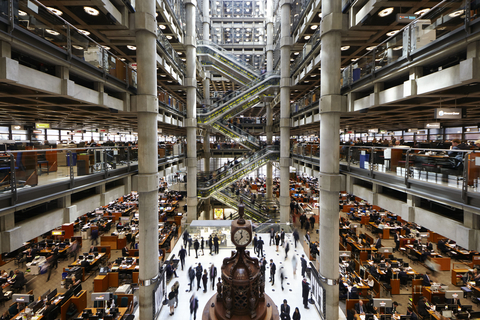 Lloyd's Underwriting Room, London (Credit: Lloyd's)