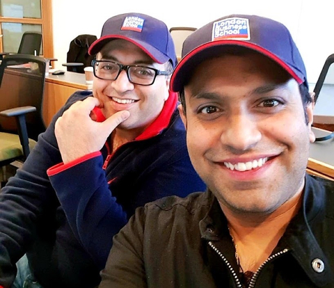 Cyble共同創辦人Beenu Arora（右）和Manish Chachada（左）（照片：美國商業資訊）