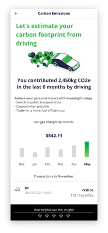 Examples of Personetics’ sustainability capabilities (Graphic: Business Wire) 