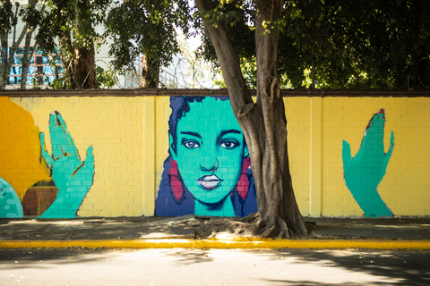 墨西哥市當地藝術家在Organon位於墨西哥霍奇米爾科的製造廠創作的壁畫。（照片：Organon）