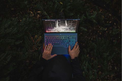 High-performance Lenovo Legion laptops and other Lenovo technology being used to monitor camera traps on Robinson Crusoe Island, Chile (Photo: Business Wire)