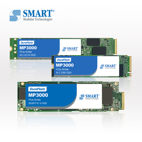 SMART 新一代DuraFlash™ MP3000 PCIe NVMe SSD 系列（图片：美国商业资讯） 