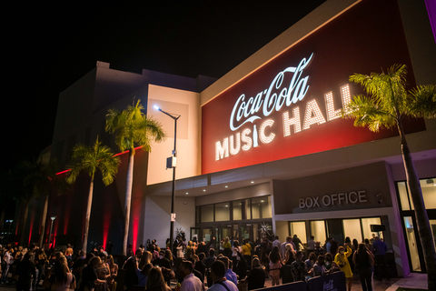可口可樂音樂廳僅營運五個月就成為2021年全球劇院類票房領先者之一。照片來源：ASM Global 