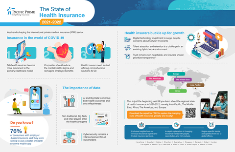 See a visual overview of the health insurance landscape in 2021 -2022. (Graphic: Business Wire)