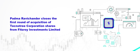 Padma Ravichander完成从Fitzroy Investments Limited收购Tecnotree Corporation股份的第一轮交易（图示：美国商业资讯）