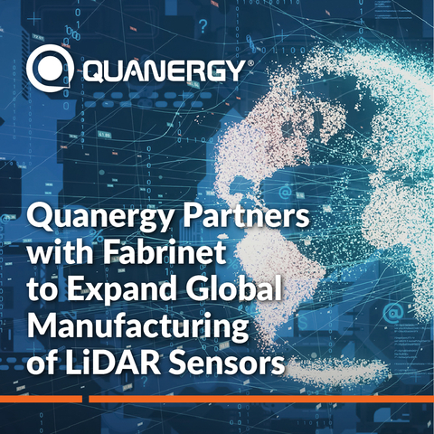 Quanergy Partners with Fabrinet to Expand Global Manufacturing of LiDAR Sensors (Graphic: Business Wire)