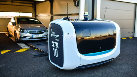 All-electric, autonomous parking valet robot 