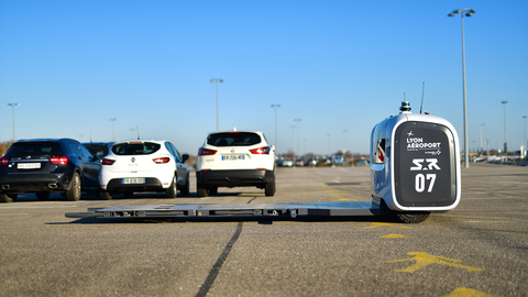 Stanley Robotics的雷射雷達自主代客泊車解決方案，採用Velodyne Lidar的Puck感測器（照片：Stanley Robotics）