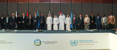 全球綠色經濟聯盟於世界綠色經濟峰會期間在杜拜成立（照片：AETOSWire） 