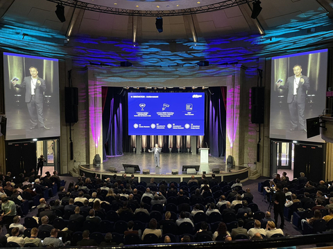 David Shen, Dahua Western Europe President, giving the opening speech (Photo: Business Wire)