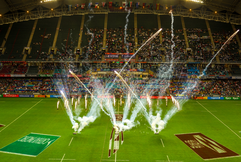 「香港國際七人欖球賽」自2019年起首次舉行，在球迷的歡呼聲下於香港大球場隆重開幕。