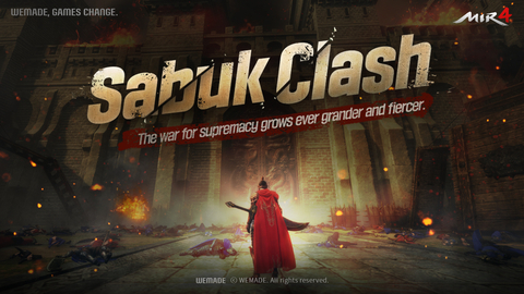MIR4 Updates ‘Sabuk Clash,’ a tournament style Castle Siege content to determine the Emperor’s Clan, on March 21 (Graphic: Wemade)