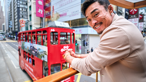 Choo Sung-hoon hops onto the TramOramic Tram to Central, getting fully immersed in Hong Kong’s unique blend of novelty and ancient sophistication. (Photo: Hong Kong Tourism Board)
