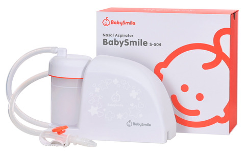 BabySmile S-504 是一種新型吸鼻器，吸力可達到醫院專業設備水準，可立即解決嬰兒鼻塞問題。(圖像：美國商業資訊) 