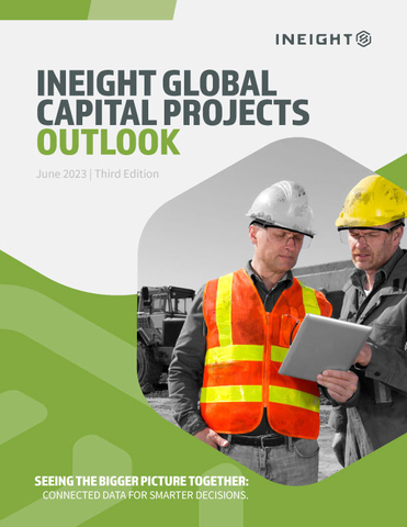 InEight《全球资本專案展望》報告封面（圖片：美國商業資訊）