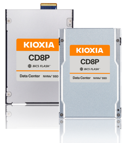 適用於企業和資料中心基礎設施的 PCIe® 5.0 SSD：KIOXIA CD8P 系列 (圖像：美國商業資訊) 
