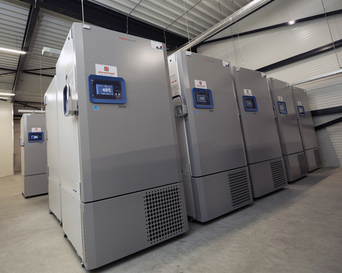 Mach 2 Pharmafreight荷兰工厂的超低温冷冻场装置。 （照片：美国商业资讯） 