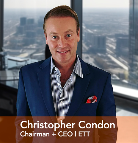 Christopher Condon | ETT董事长兼首席执行官 | iByond™（美国 + 亚洲）（照片：美国商业资讯） 