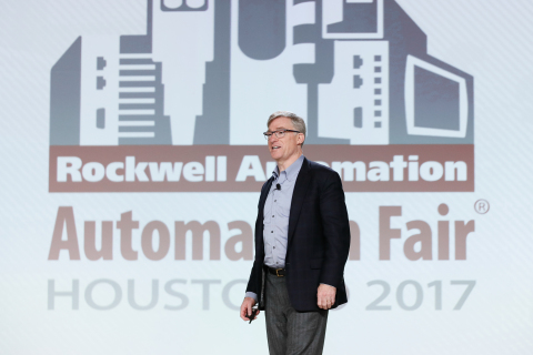 洛克威爾自動化總裁兼執行長Blake Moret在11月14日舉行的自動化展望(Automation Perspectives)全球媒體論壇上發表演講，就公司如何因數位化轉型和先進科技而實現價值分享了他的遠見和見解。（照片：美國商業資訊） 