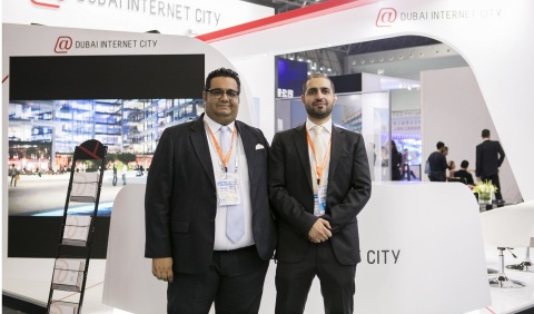 Ammar Al Malik, Executive Director, and Faisal Hammoud, Director of Business Development, from Dubai Internet City at the China Shanghai International Technology Fair, representing Dubai and discussing business and collaboration opportunities with the technology community of China. (Photo: ME NewsWire)