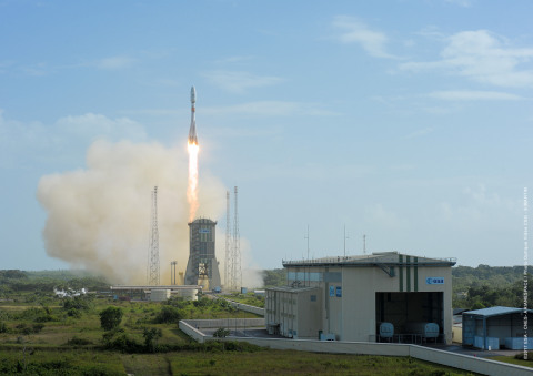 Successful launch for SES-15, SES's First GEO Satellite on Soyuz- Credit: ESA-CNES-Arianespace