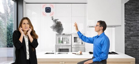 With Elliptic Labs EASY IoT, you can deactivate a smoke alarm with just a wave of your hand (Photo: Business Wire)