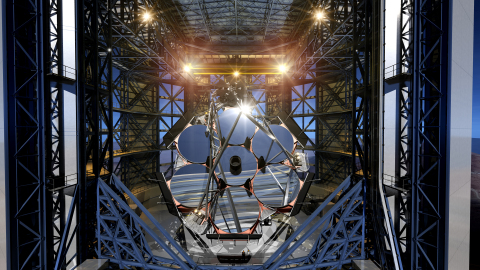 巨型麦哲伦望远镜概念图（照片：美国商业资讯） 