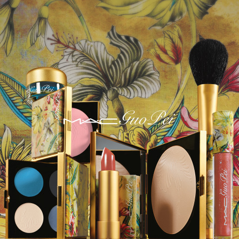 The MAC Cosmetics Guo Pei Collection will be available at the MAC Pro boutique at South Coast Plaza from Oct. 1-Nov. 1, along with an exclusive exhibit of four Guo Pei haute couture dresses created in conjunction with the makeup collaboration. (Photo: Business Wire)
