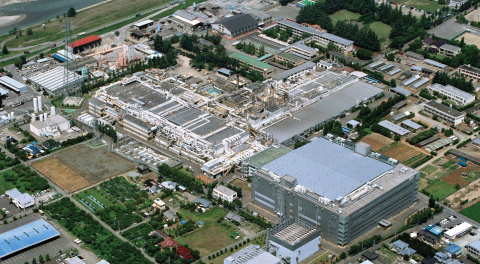 位于日本甲府的瑞萨电子科技园区鸟瞰图（照片：美国商业资讯） 